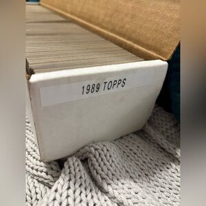 1989 Topps Trading Cards Box